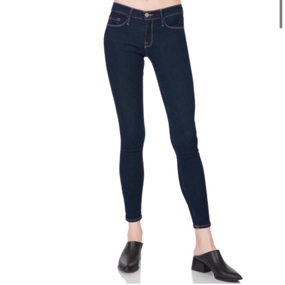 FRAME Denim Le Skinny de Jeanne Crop Jeans